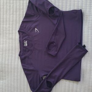 Gymshark Purple Workout Crop Top